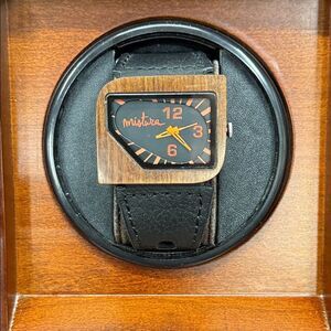 Unique Mistura Timepieces Black and Brown wooden Men's Watch